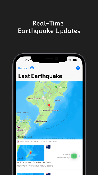 Earthquake Alerts Tsunami Map