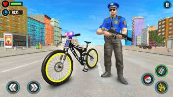 Police BMX Bicycle Crime Chase