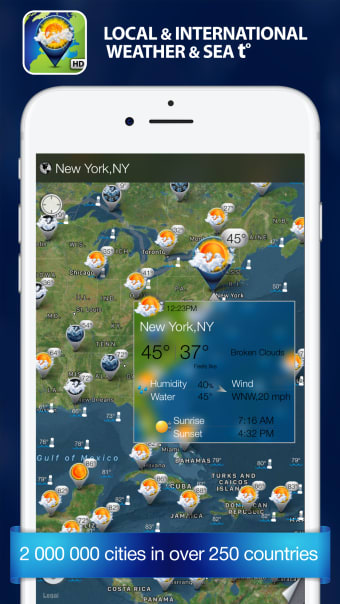 Weather Travel Map