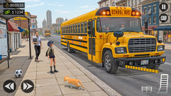 High School Bus Simulator Game