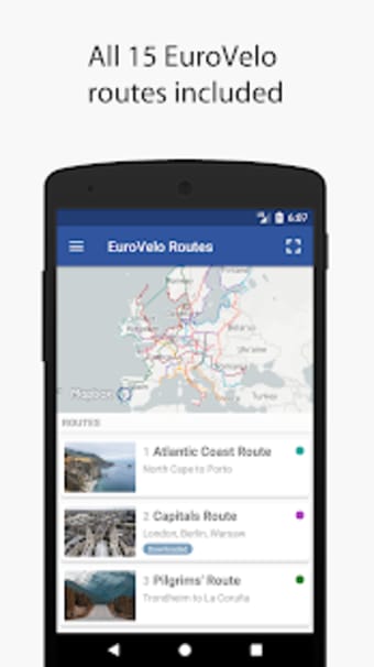 EuroCycle - Offline Maps for EuroVelo Cycle Routes