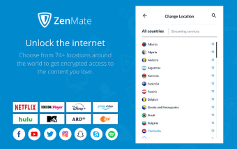 ZenMate Free VPN–Best VPN for Chrome