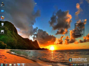 2011 Calendar Windows 7 Theme