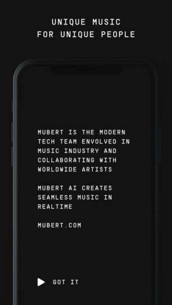 Mubert: AI Music Streaming
