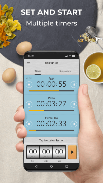 Timer Plus with Stopwatch