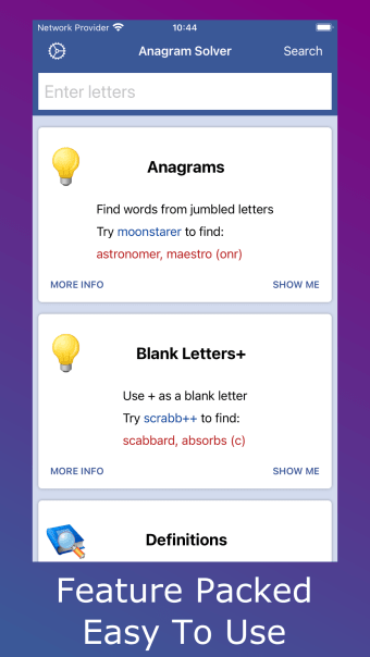 Anagram Solver - Crosswords