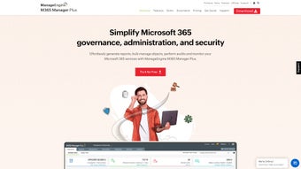 Image 0 for ManageEngine M365 Manager…