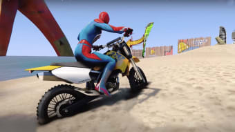 Tricky Bike: Superhero Race