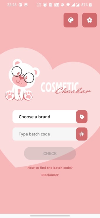 Cosmetic Checker: Batch code analyser