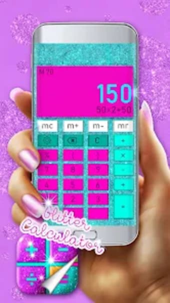 Stylish Glitter Calculator