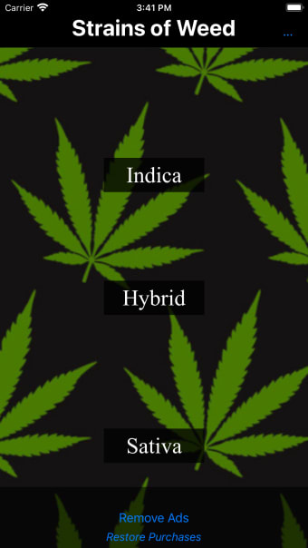 Strains of Weed