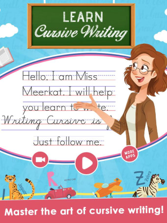 Kids Learn Cursive Writing - Cursive For Toddlers