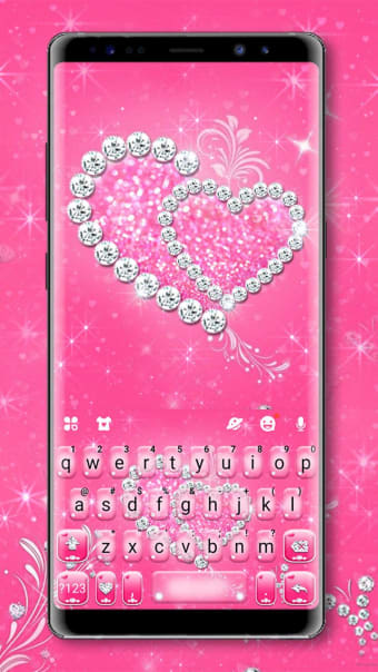 Pink Love Diamonds Theme