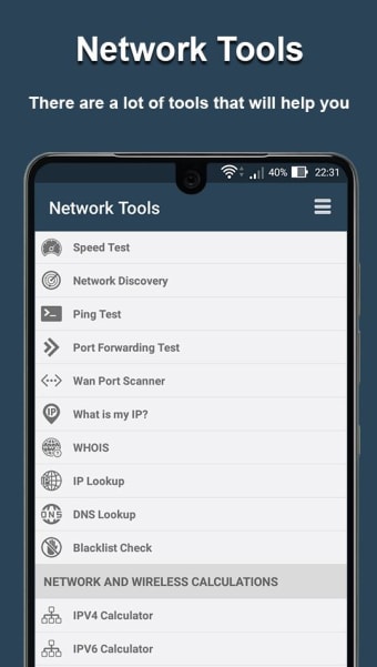 Network Tools - Speed Test