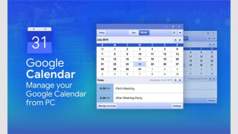 Agenda for Google Calendar