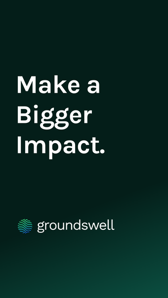 Groundswell: Giving  Charity