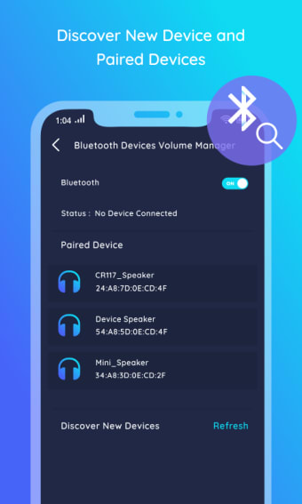 Bluetooth Devices Volume Manager