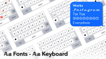 Aa Fonts Keyboard - Cool Tags