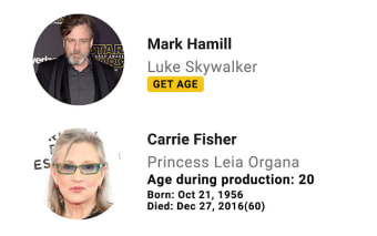 IMDB actor age reader