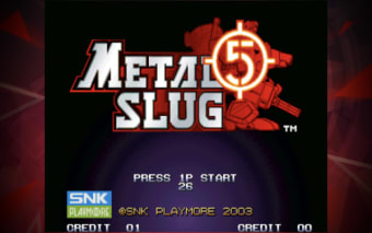 Metal Slug 5 Game for Chrome