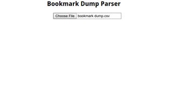 Bookmark Dump Parser