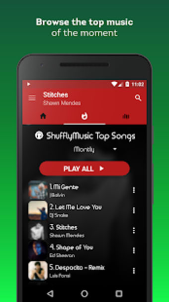 Shuffly Music - Song Streaming Player