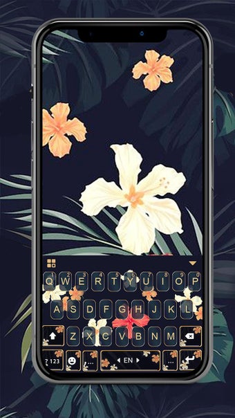 Autumn Floral Keyboard Theme