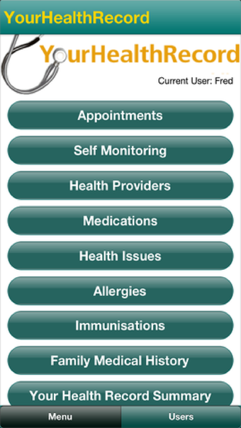 YourHealthRecord Mobile