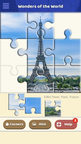 Wonders of the World Puzzle