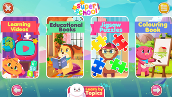 Super School: Educational Kids Games & Rhymes