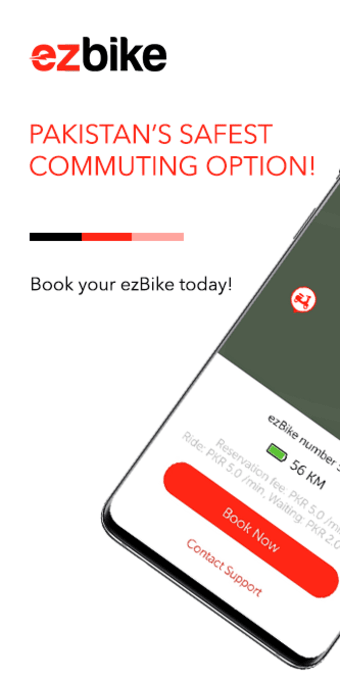 ezBike - Electric Bike Sharing App