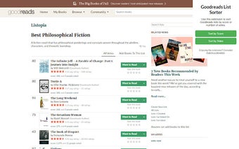 Goodreads List Sorter