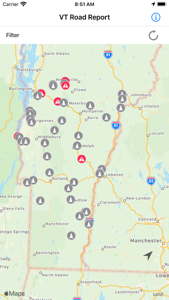 Vermont Road Report