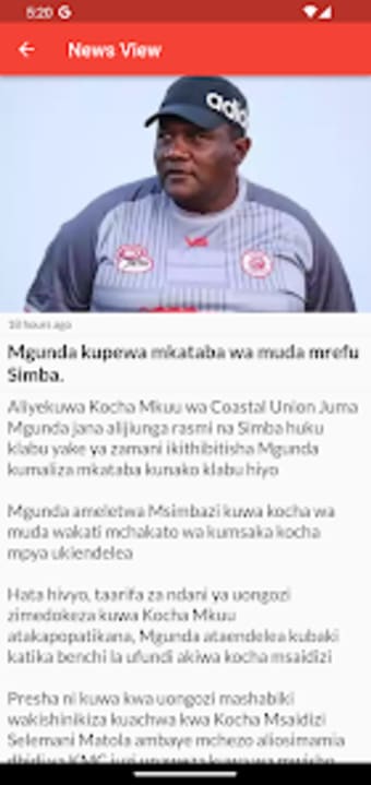 Msimbazi Leo Simba Sc News