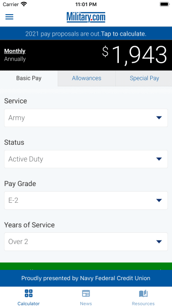 Military Pay by Military.com
