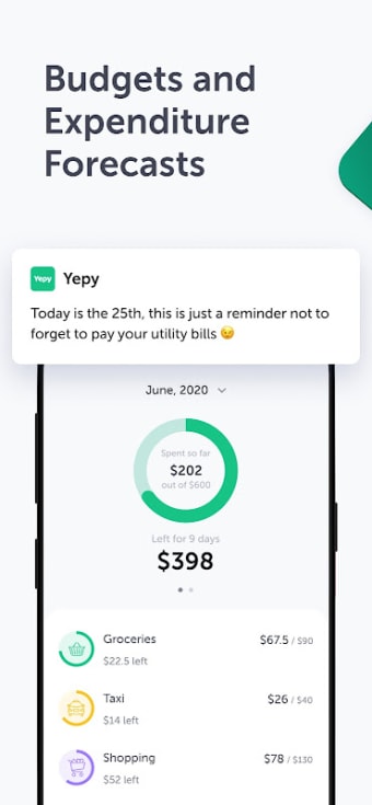 Yepy - expense tracker