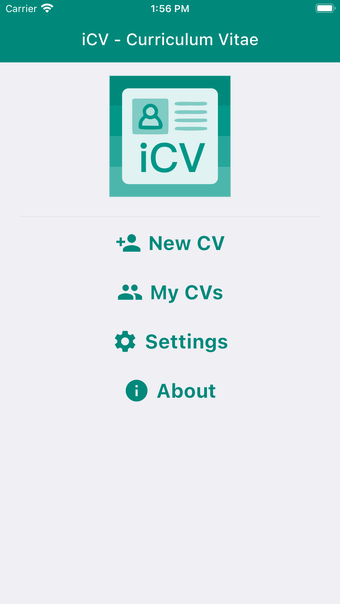 iCV - Curriculum Vitae