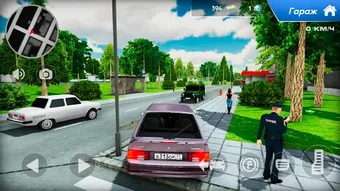 Lada 2113 Russian City Driving