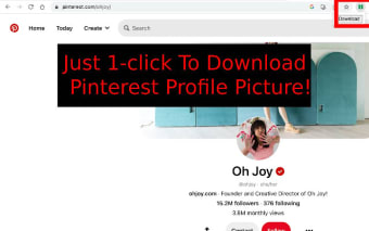 Profile Picture Downloader for Pinterest™