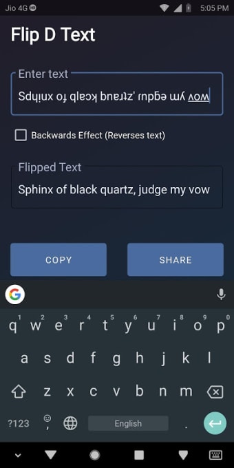 Flip Text - Upside Down text flipper