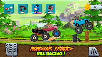 Monster Trucks Kids Hill Game