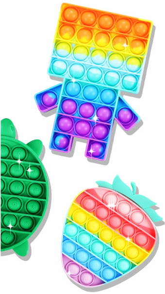 Pop It Antistress Fidget toys 3d Anxiety Relief