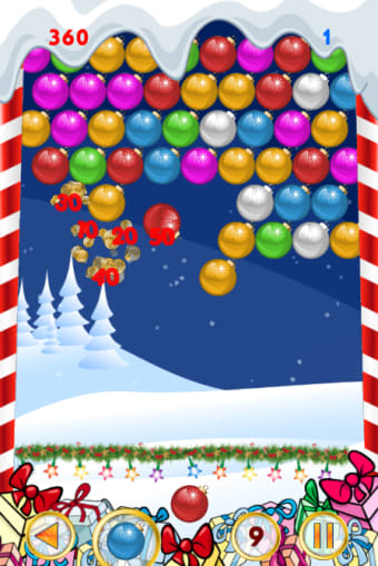Christmas games: Christmas bubble shooter Xmas