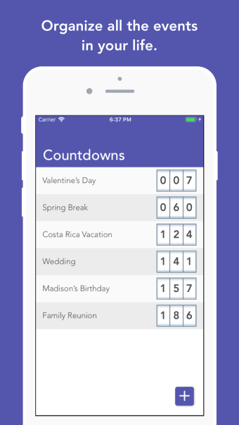 Countdown - Event Tracker