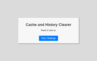 Cache and History Clearer
