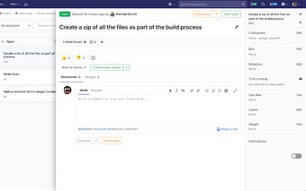 GitLab Details Sidebar