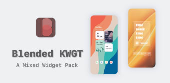 Blended KWGT - A mixed widget pack
