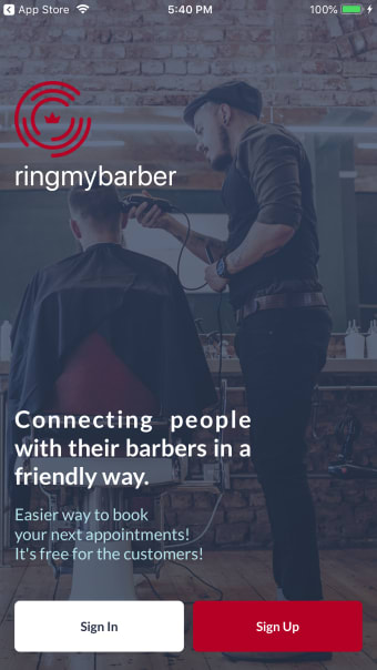 Ring My Barber: Booking App