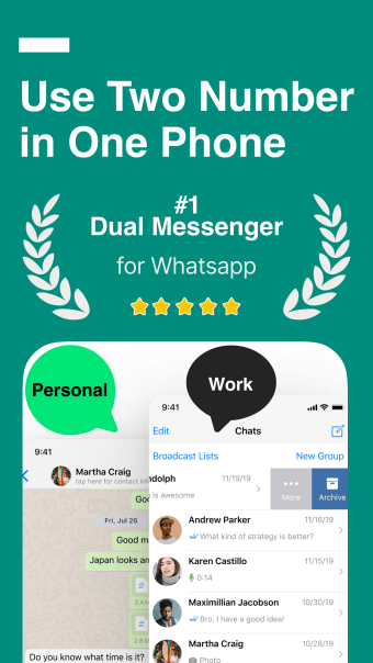 Dual Messenger for WA Web Duo