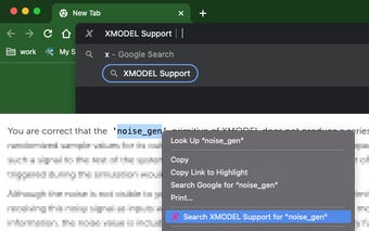 XMODEL Support